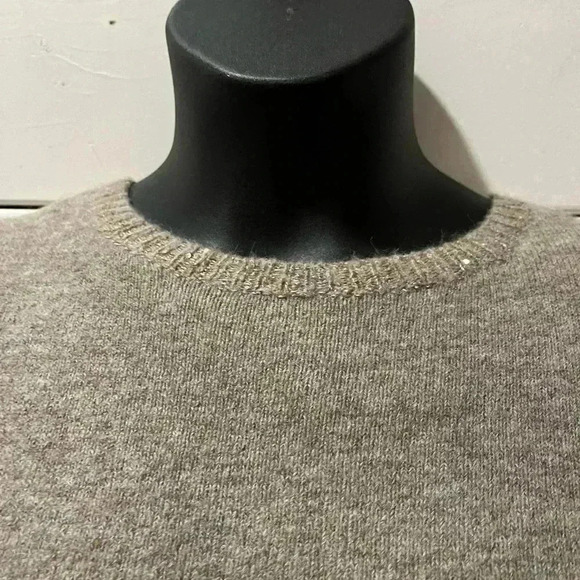 PICCALLY tan knit with gold details size  XL - Picture 3 of 6